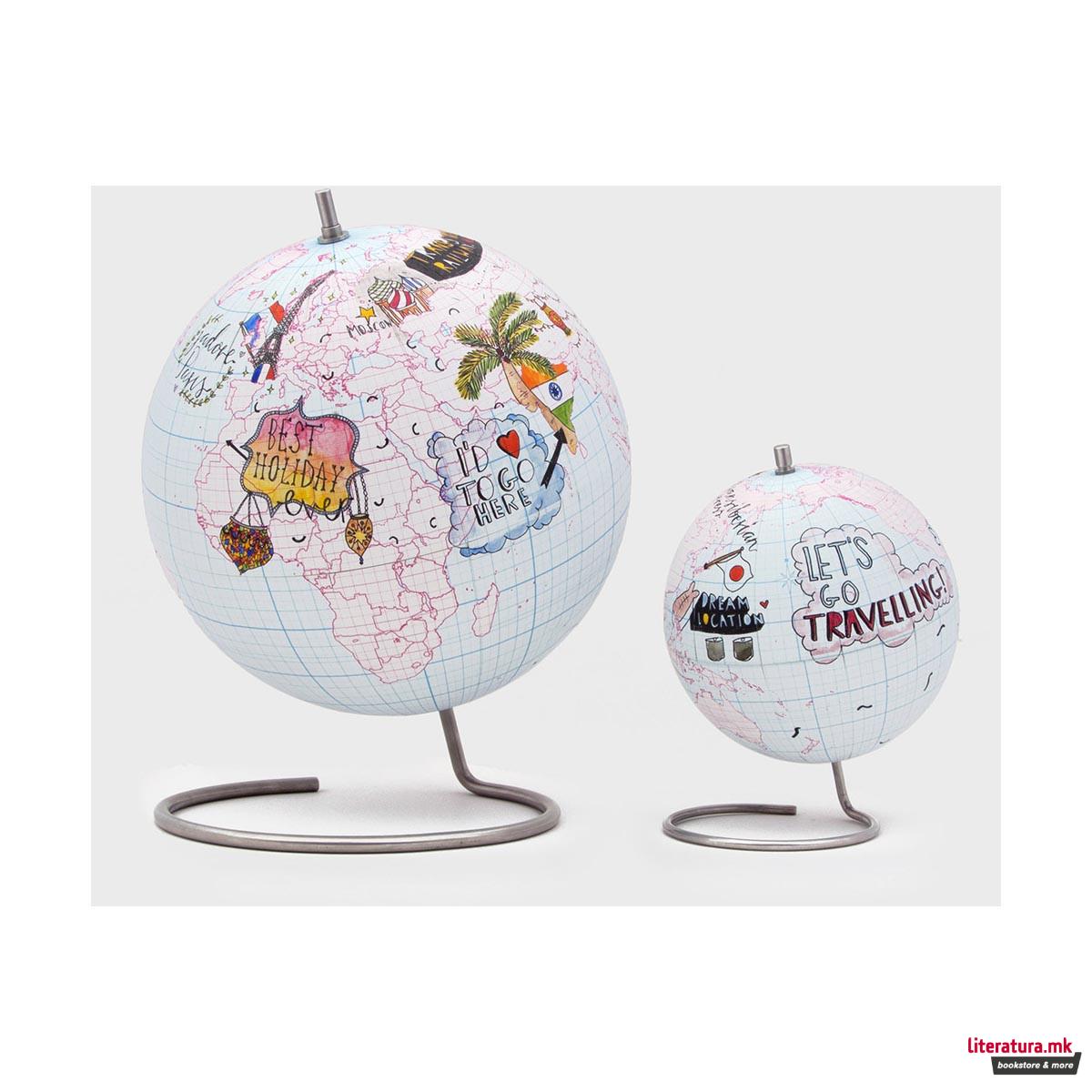 Глобус-дневник , Globe Journal, мал