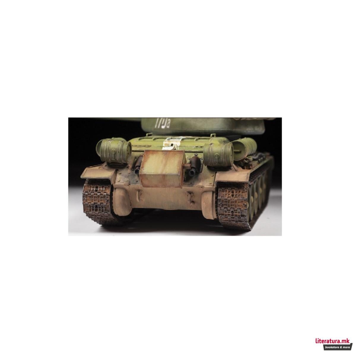 Макета, Soviet medium tank T-34/85, 296 парчиња, 1:35 