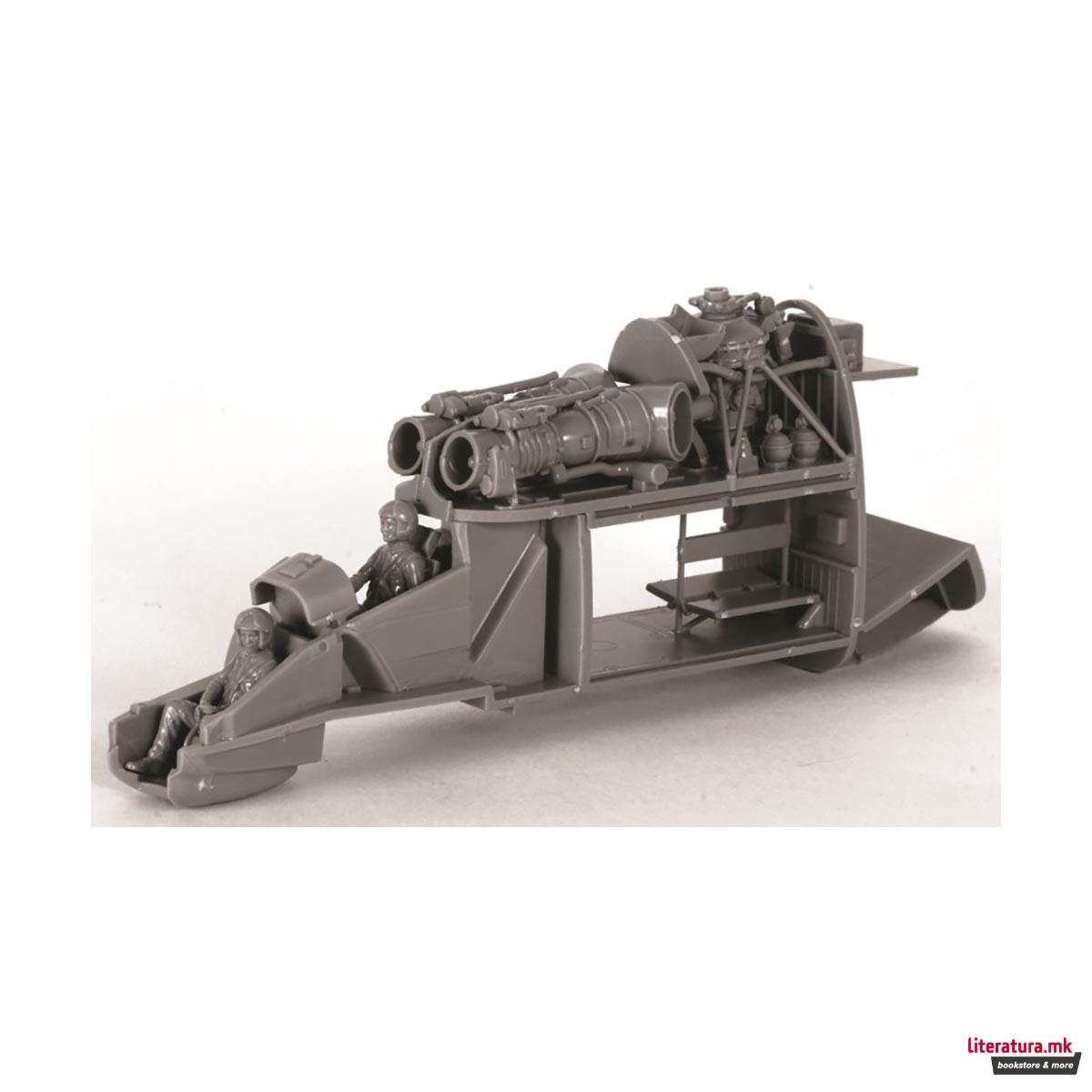 Макета, Soviet attack helicopter MI-24V/VP Hind E, 270 парчиња, 1:72 