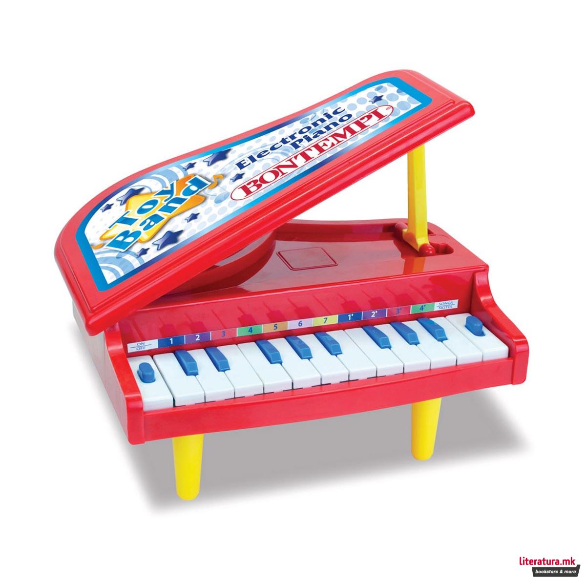 Електронско пијано - црвено, Toy Band, Electronic Piano, 11 клавиши 