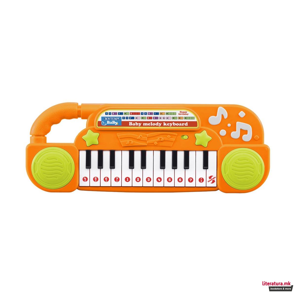 Музичка играчка - клавијатура, Baby Melody Keyboard, 22 клавиши 