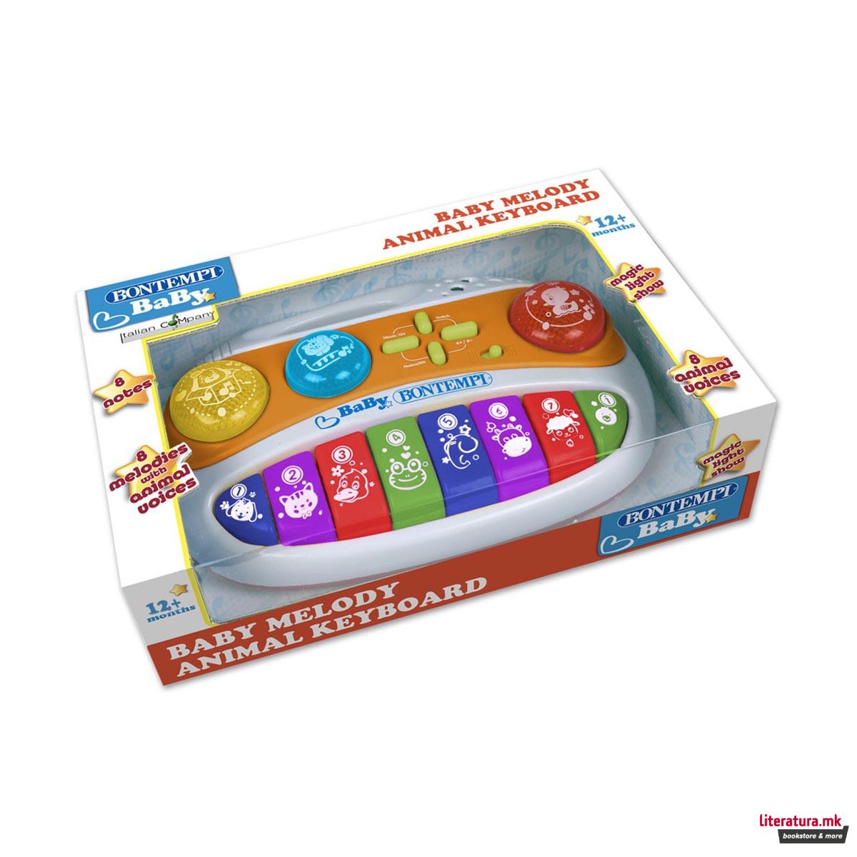 Музичка играчка - клавијатура, Baby Melody Orchestra, 8 клавиши 