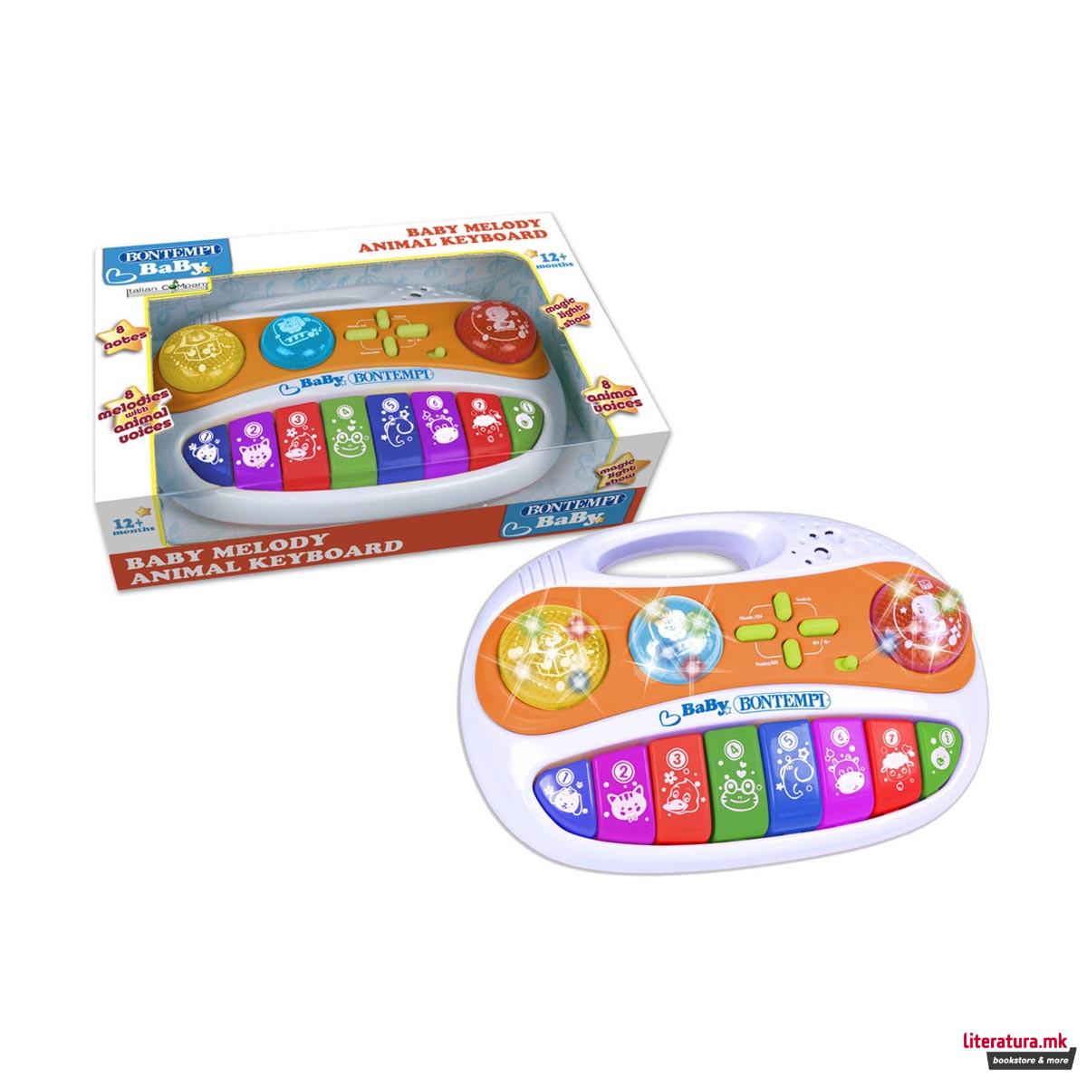 Музичка играчка - клавијатура, Baby Melody Orchestra, 8 клавиши 