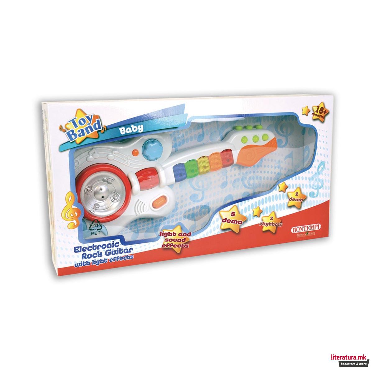 Музичка играчка - гитара, Baby Rock Guitar, 5 ноти 