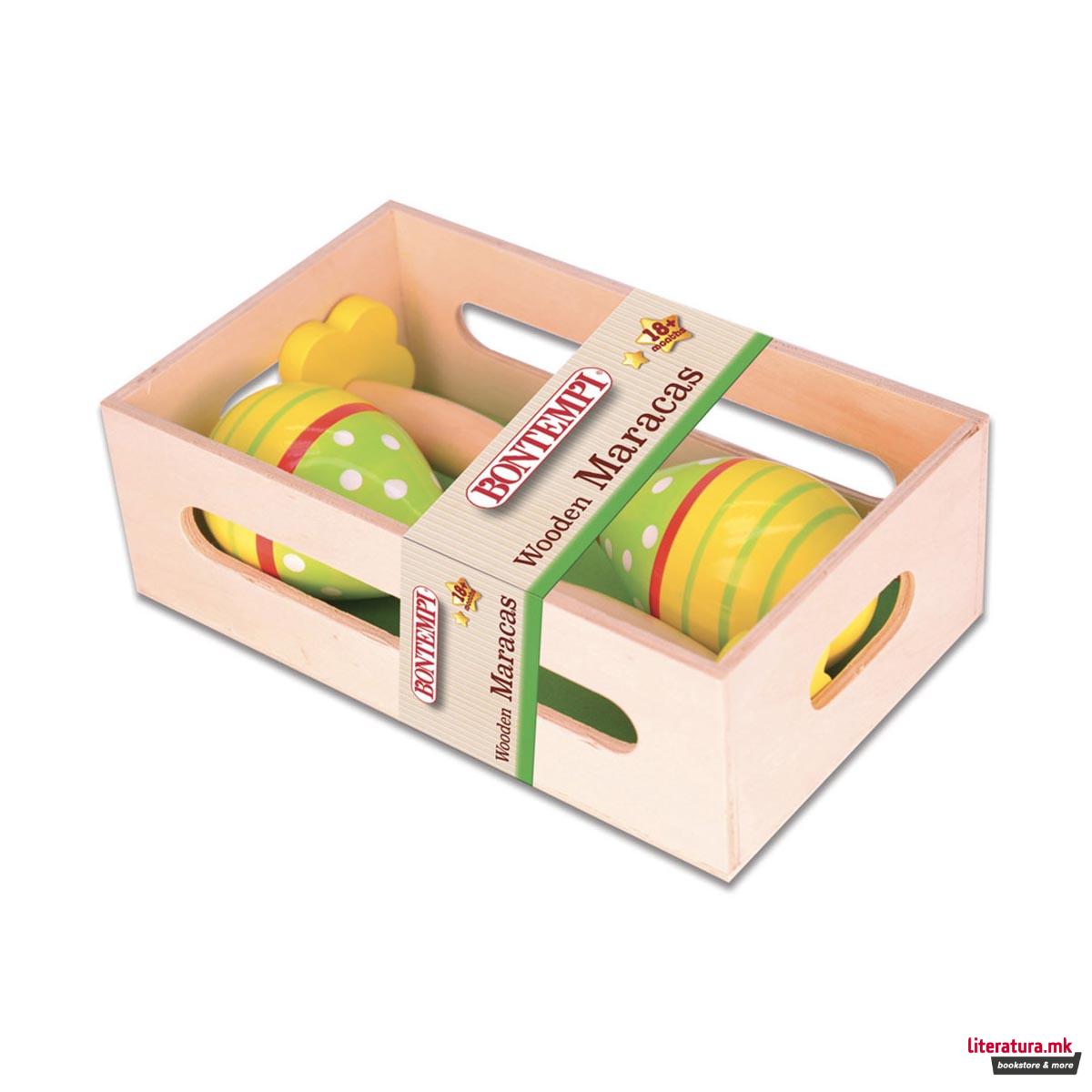 Дрвени маракас, Baby, Wooden Maracas, 4 бои 