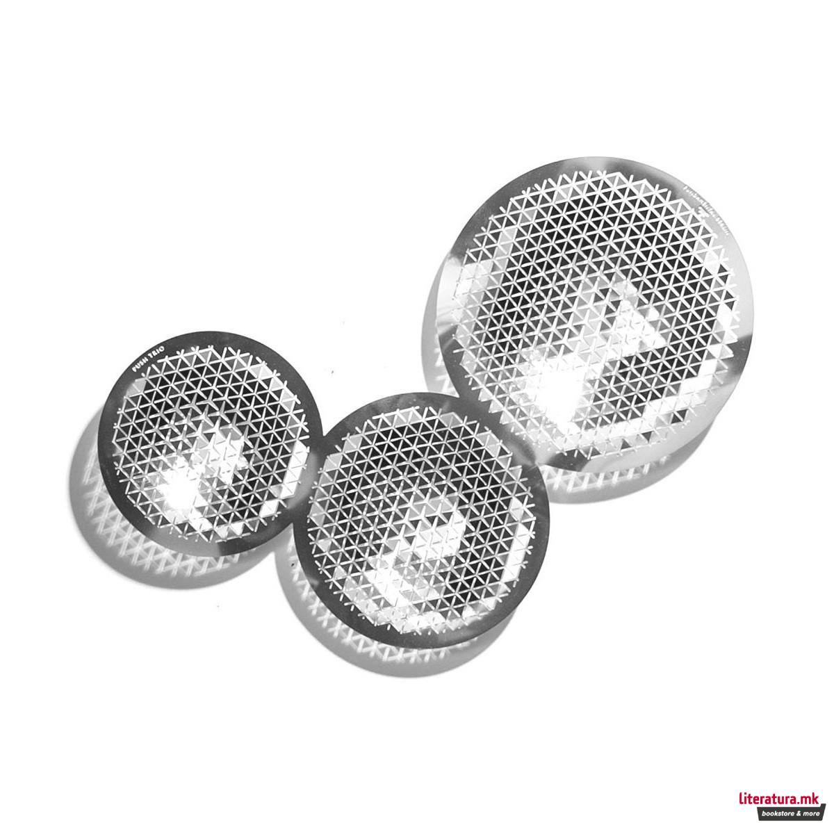 Декоративни садови, Push - Trio Bowl, нерѓосувачки челик