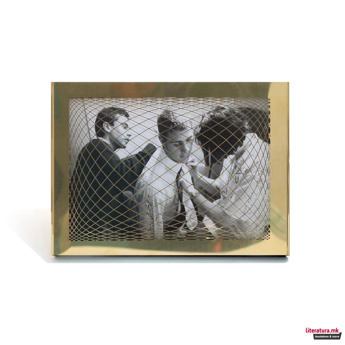 Рамка за слика, Raute, 10 x 15 цм, сјаен месинг 