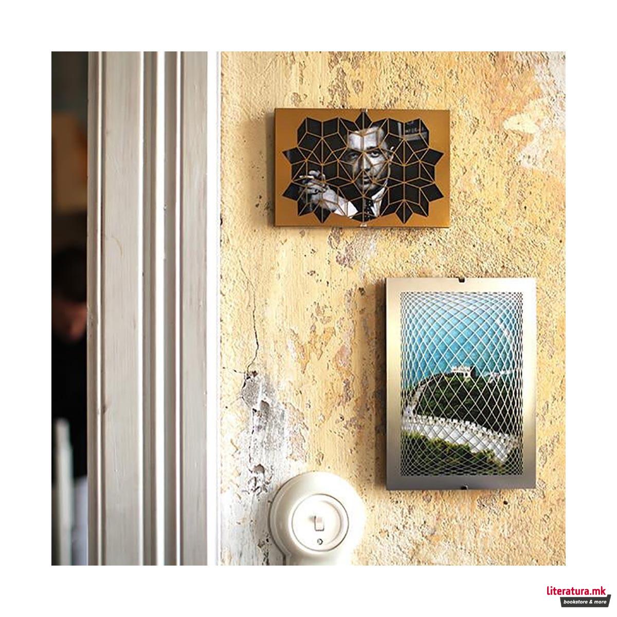 Рамка за слика, Raute, 10 x 15 цм, сјаен месинг 