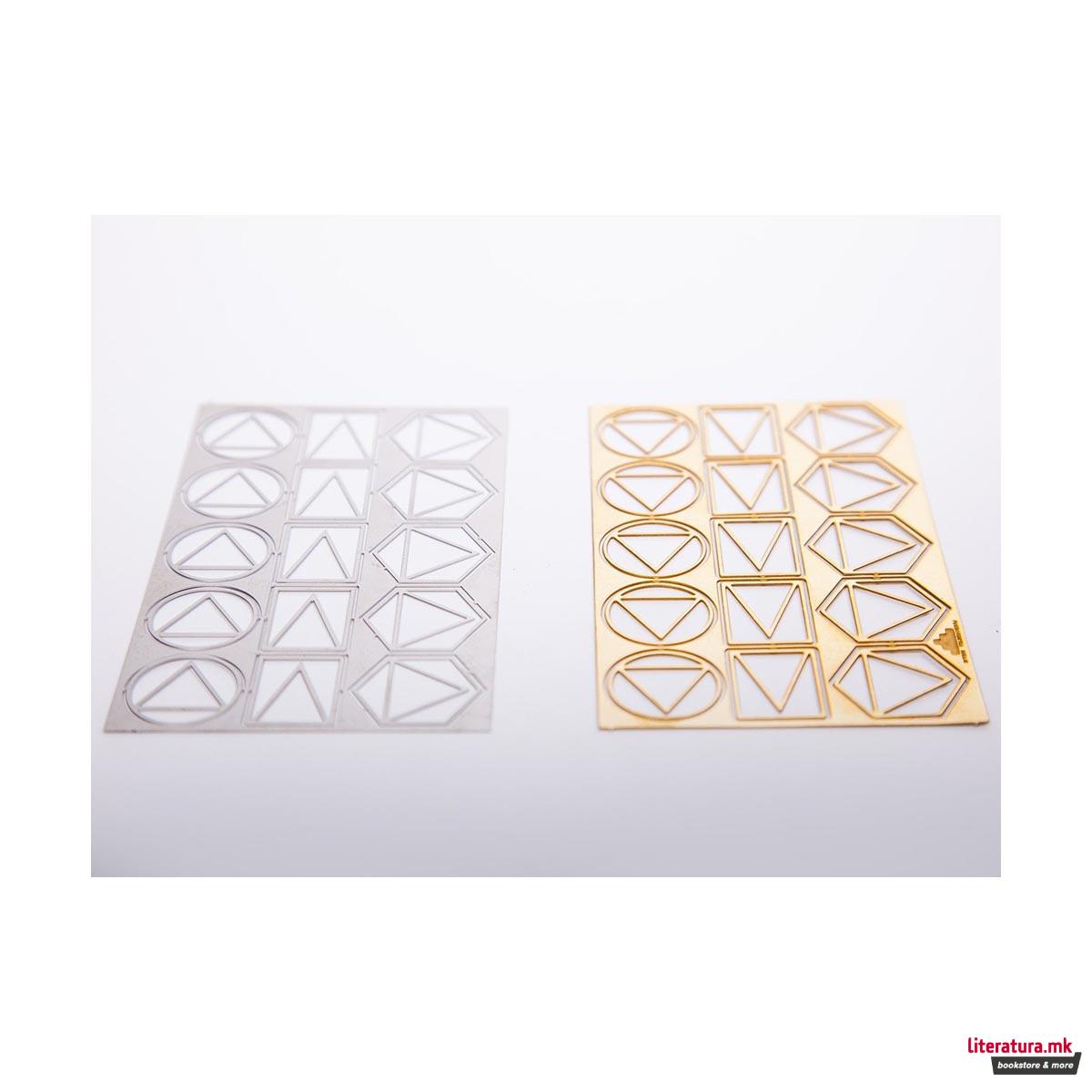 Спојувалки, сет од 15, нерѓосувачки челик 