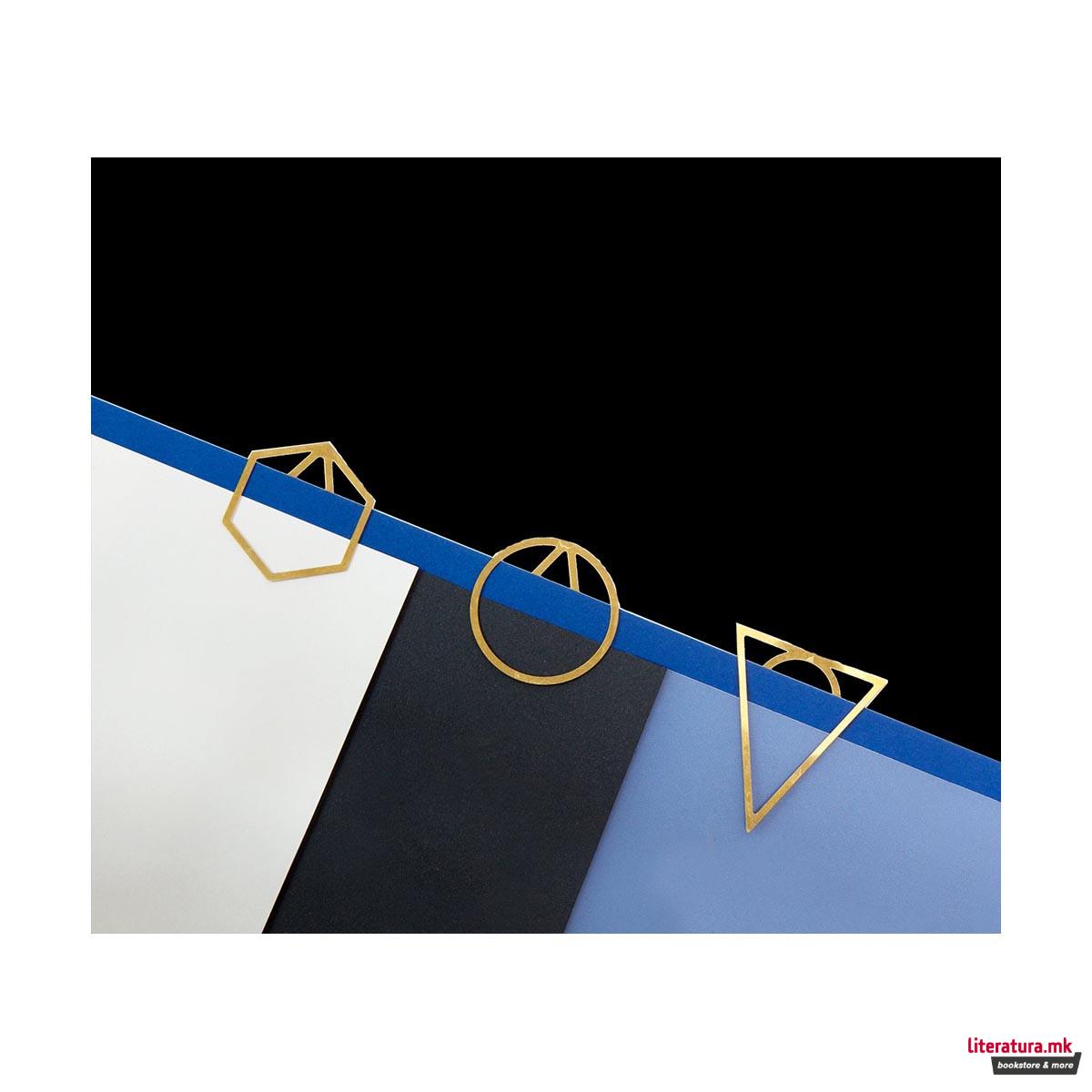 Спојувалки - големи, сет од 3, месинг 