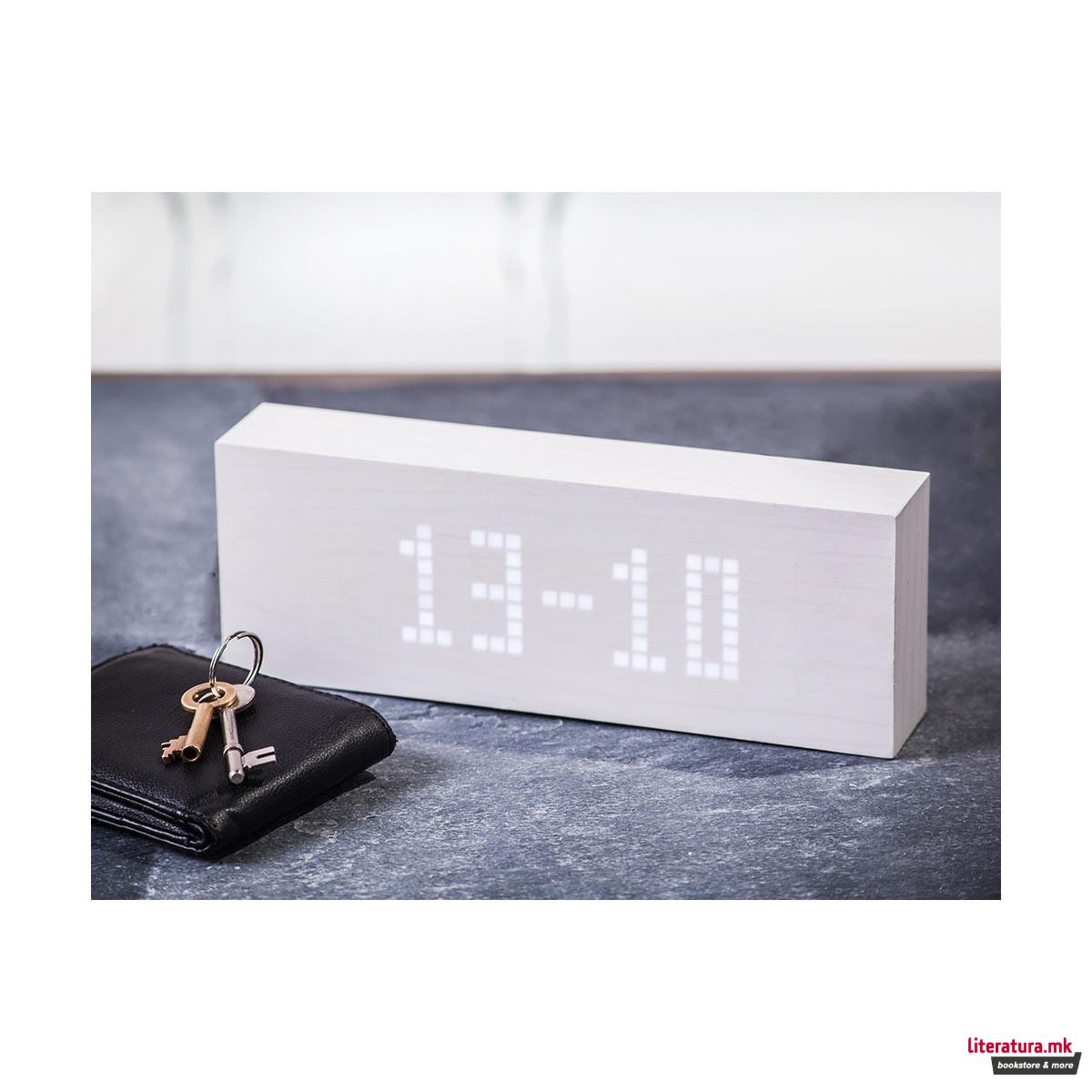 Часовник со порака, Message Click Clock, бел 