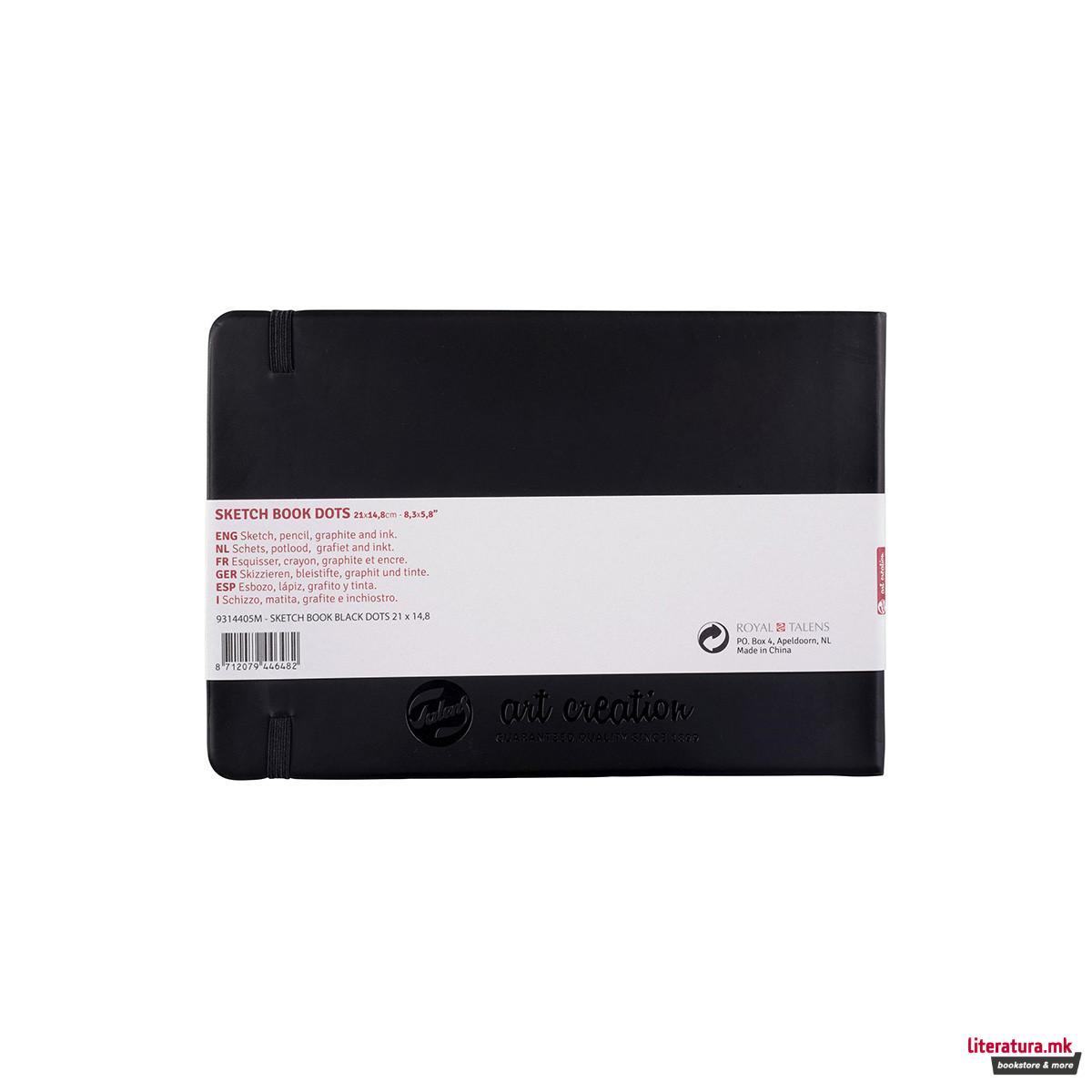 Скицник со точки, Talens Art Creation, 80 g, 21 x 14.8 цм 