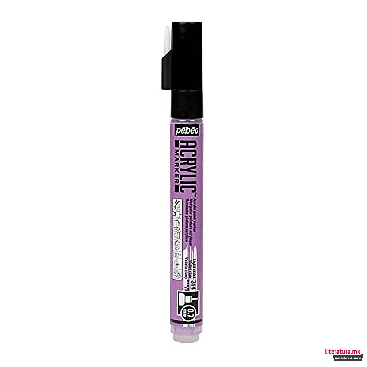 Акрилен маркер, Pebeo, decoMarker, 0.7 мм, 11 бои