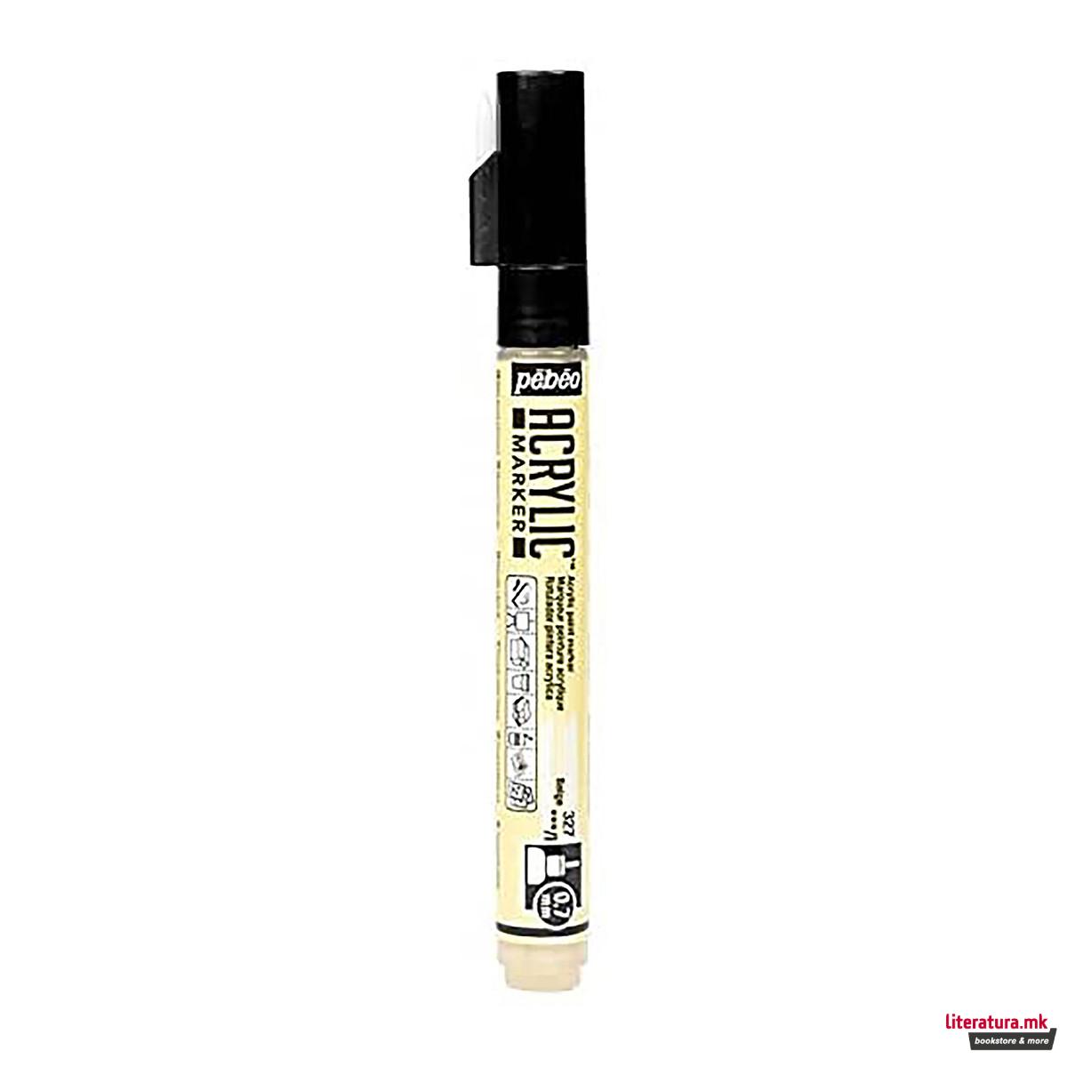 Акрилен маркер, Pebeo, decoMarker, 0.7 мм, 11 бои