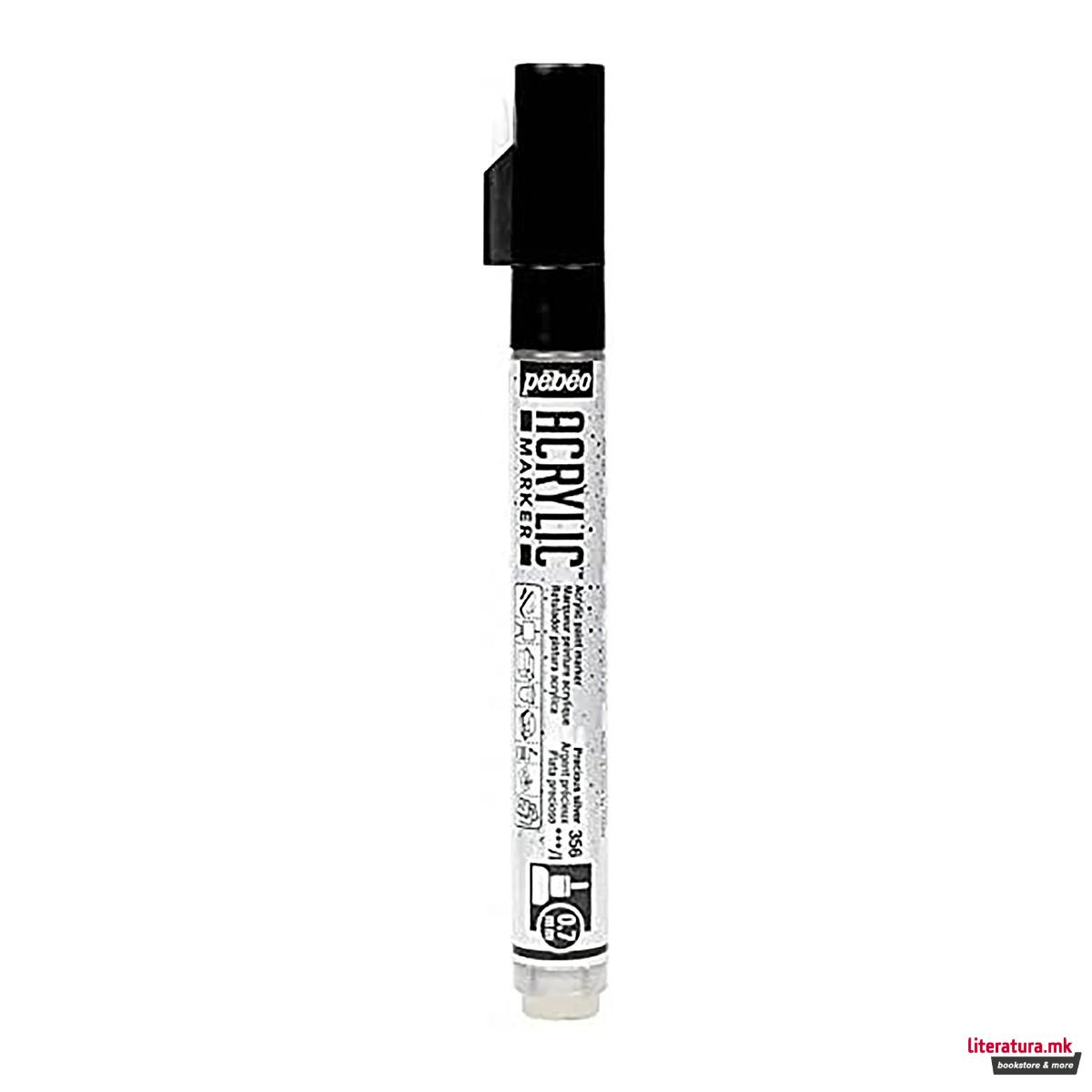 Акрилен маркер, Pebeo, decoMarker, 0.7 мм, 11 бои