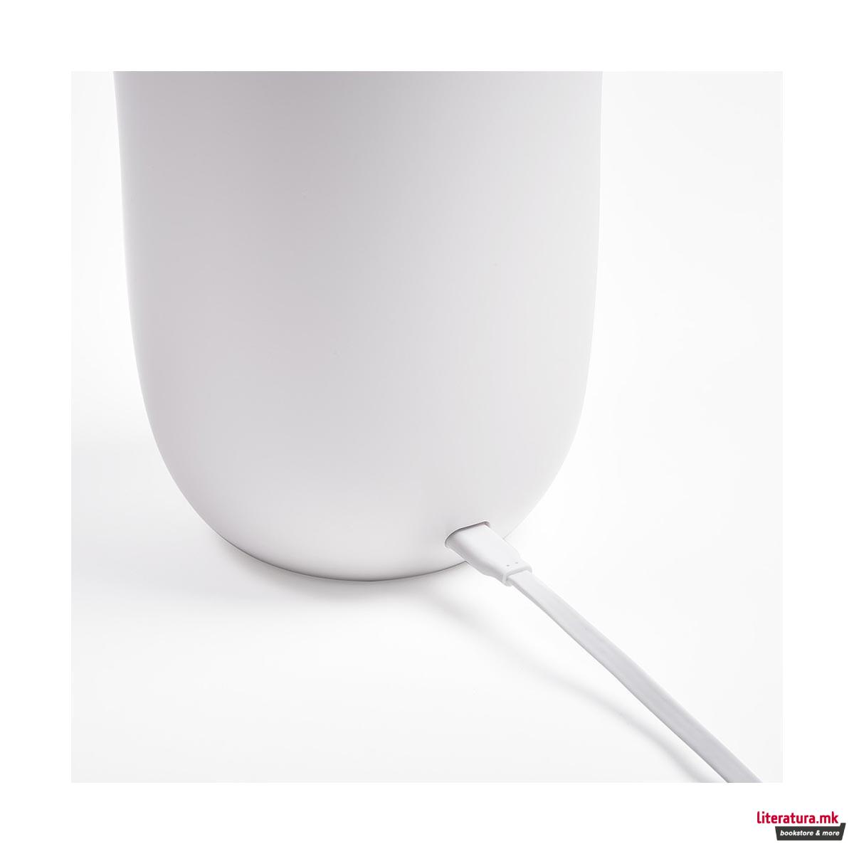 Безжичен полнач за телефон со UV дезинфекција OBLIO, бел