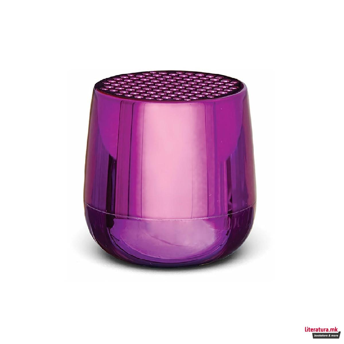 Звучник со безжично полнење, MINO+, виолетов 