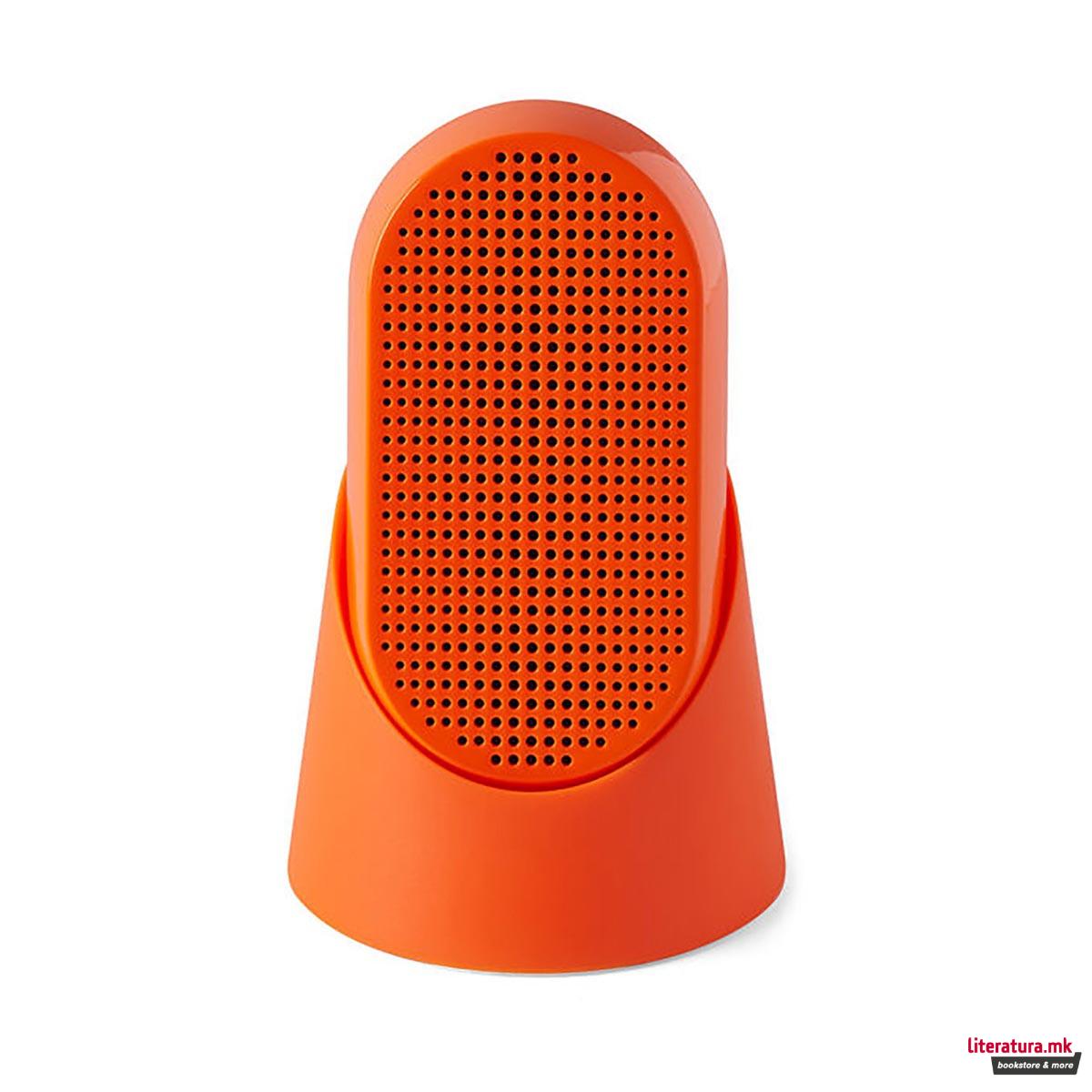 Звучник со карабинер, MINO T, портокалов 