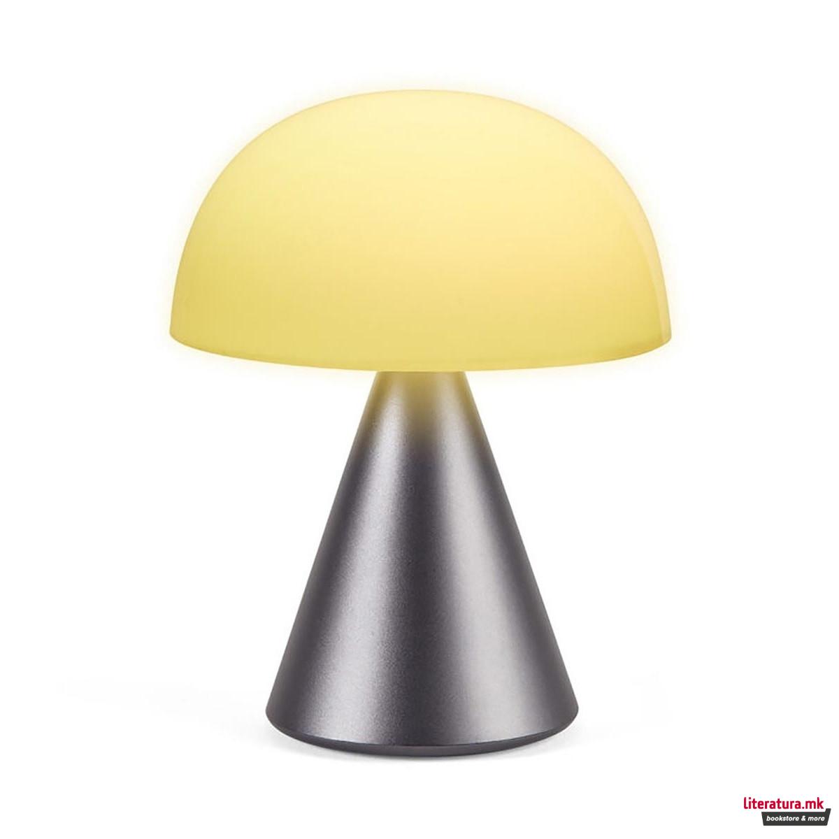 Ламба, LED, MINA L, металик сива