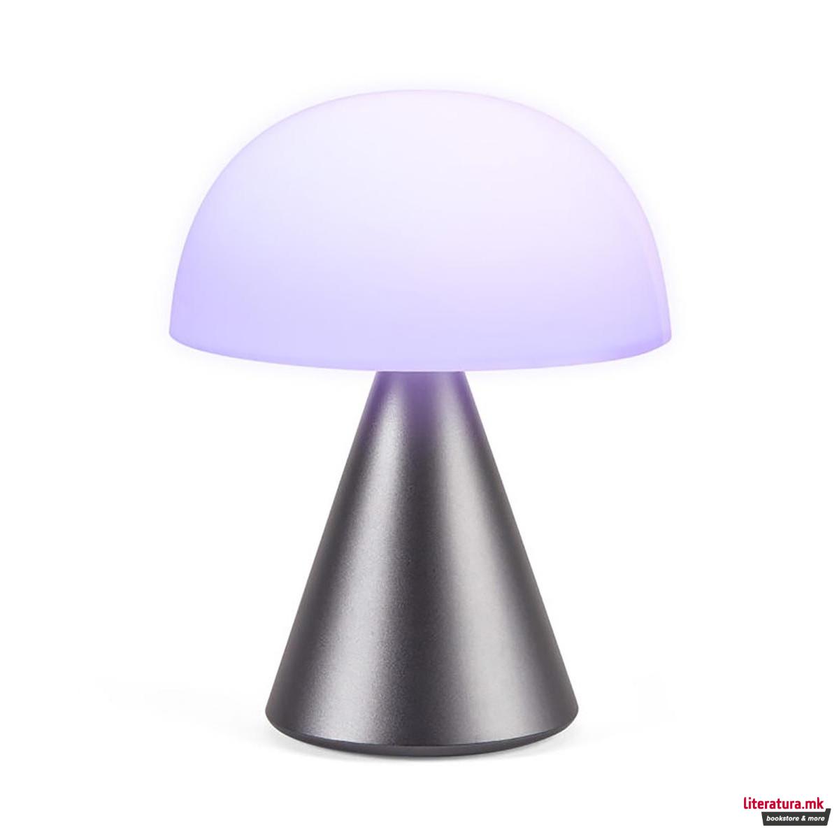 Ламба, LED, MINA L, металик сива
