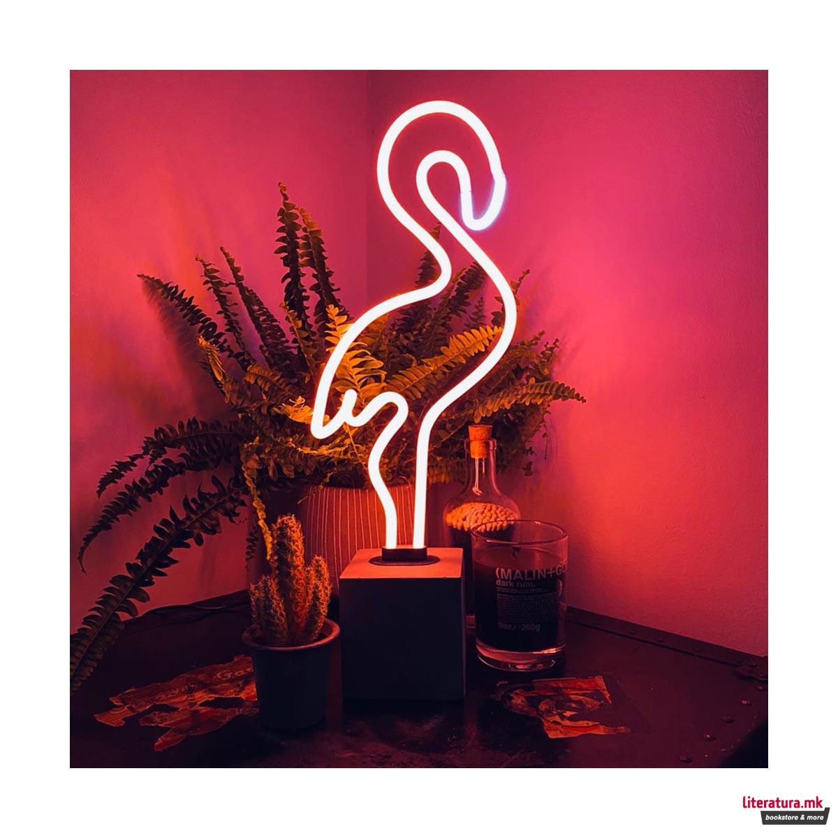 Неонски знак, Neon 'Flamingo' Sign 