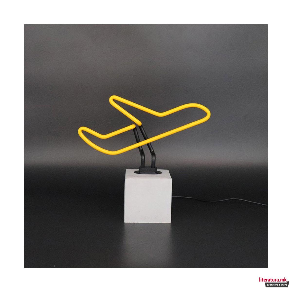 Неонски знак, Neon 'Plane' Sign 