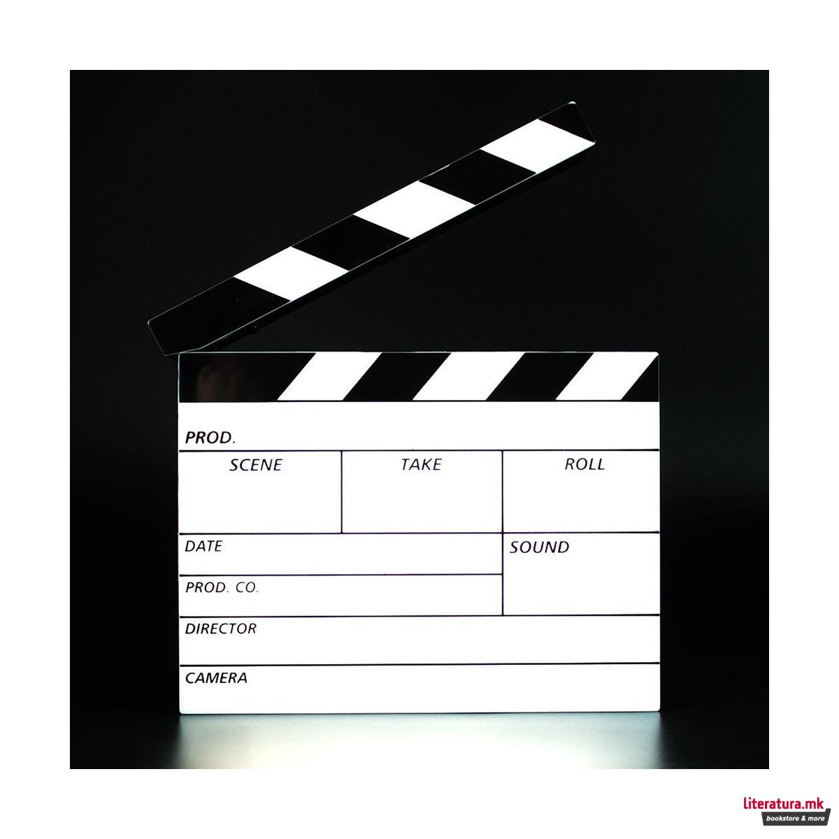 Светлечка филмска табла, Mini Clapperboard Lightbox 