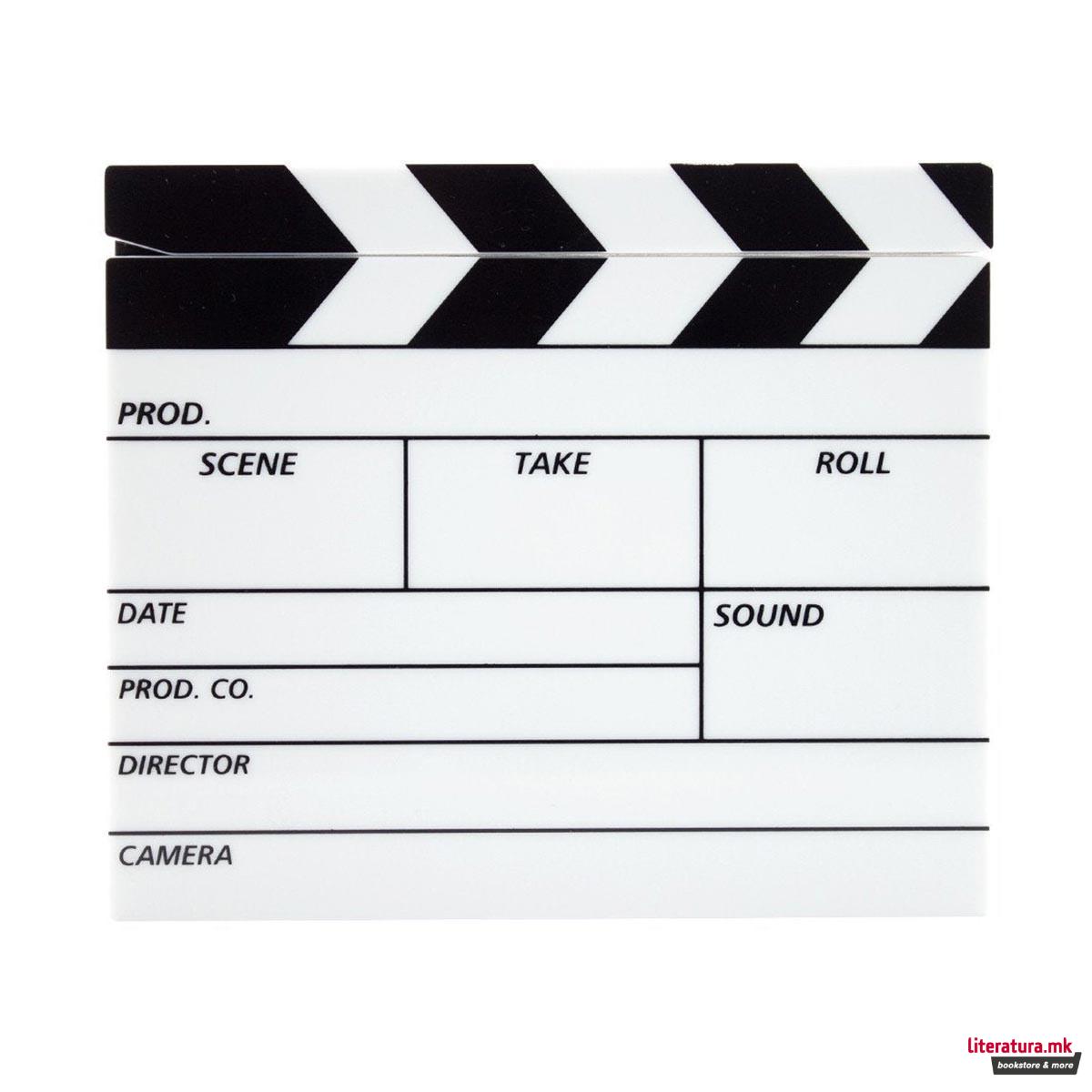 Светлечка филмска табла, Mini Clapperboard Lightbox 
