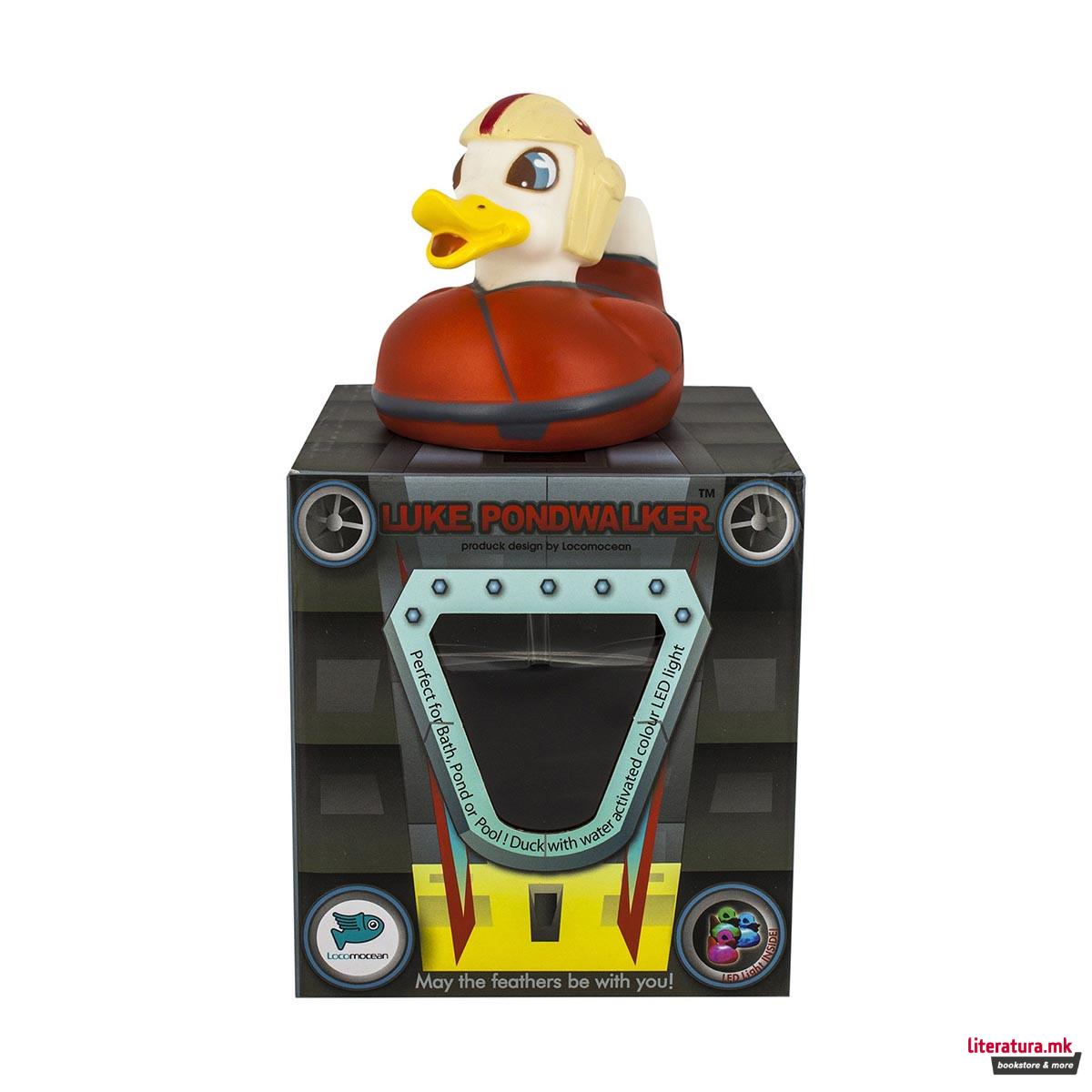 Светлечка играчка за во вода - LED, Luke Pondwalker - 'Glow In The Duck' 