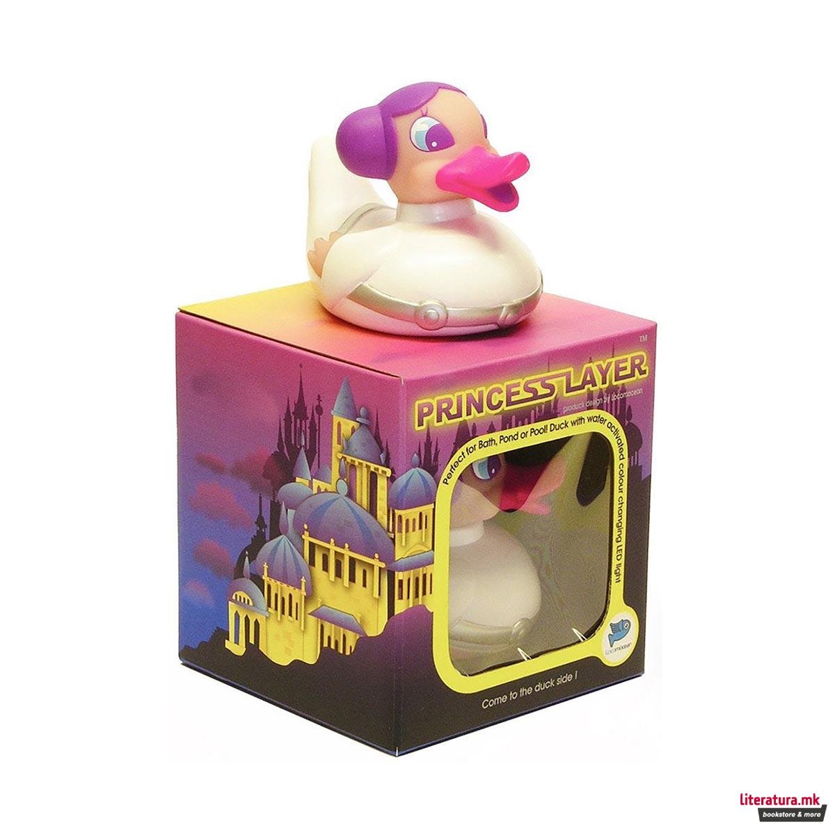 Светлечка играчка за во вода - LED , Princess Layer - 'Glow In The Duck' 