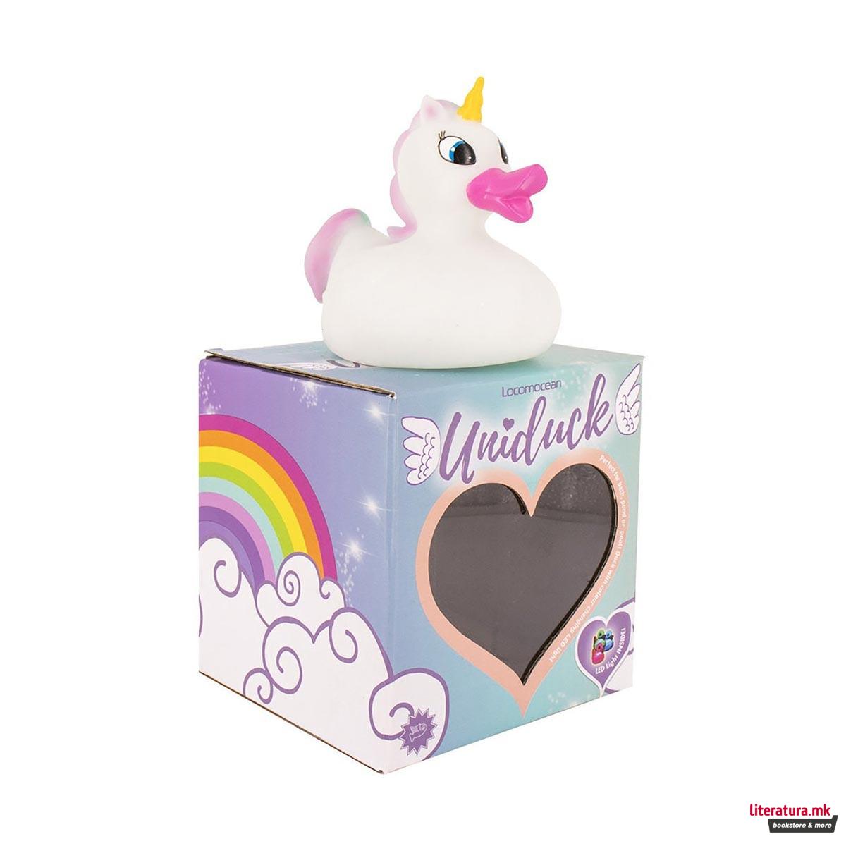 Светлечка играчка за во вода - LED, Uniduck - 'Glow In The Duck' 