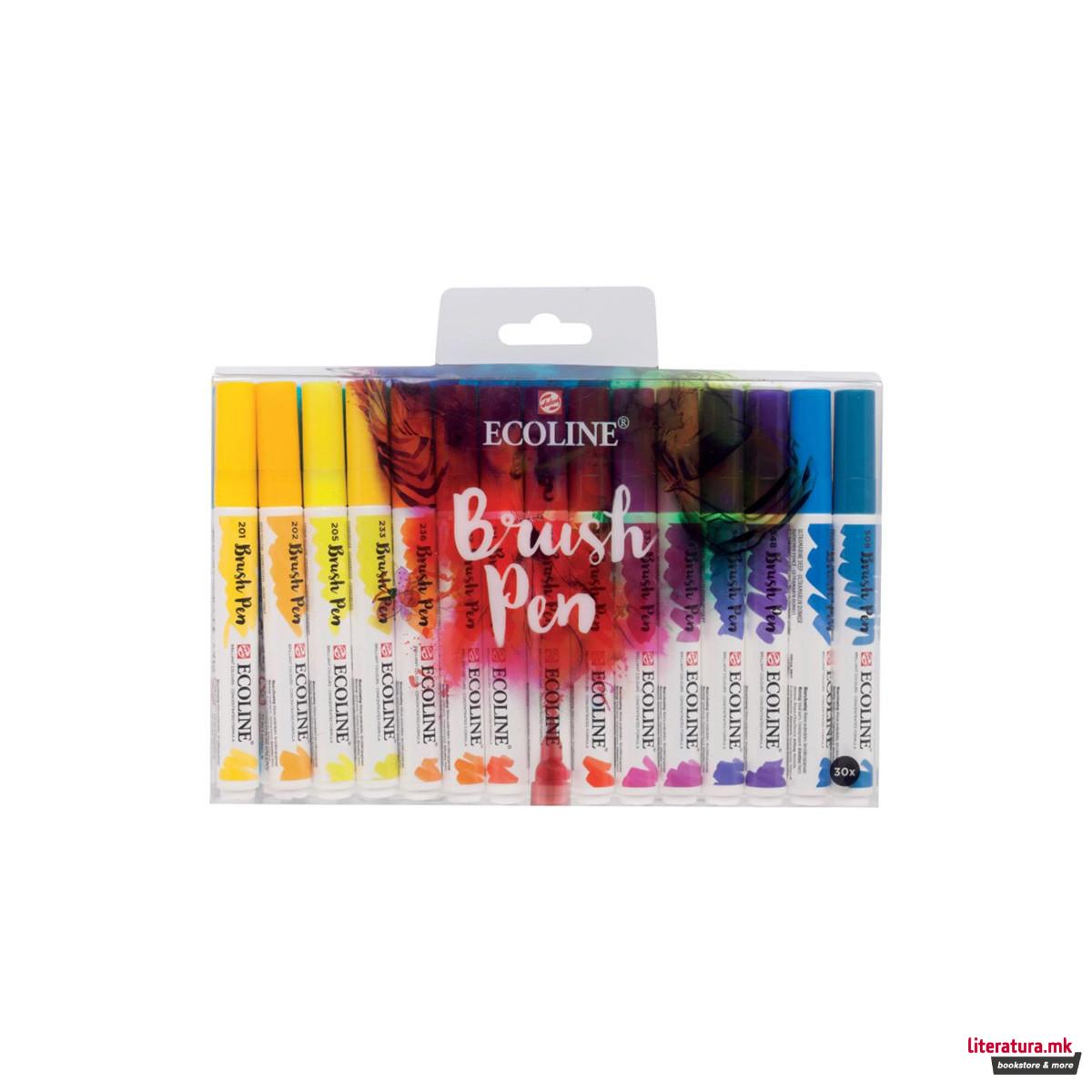 Сет брашпенс, Ecoline, Brush pen set, 30 бои 