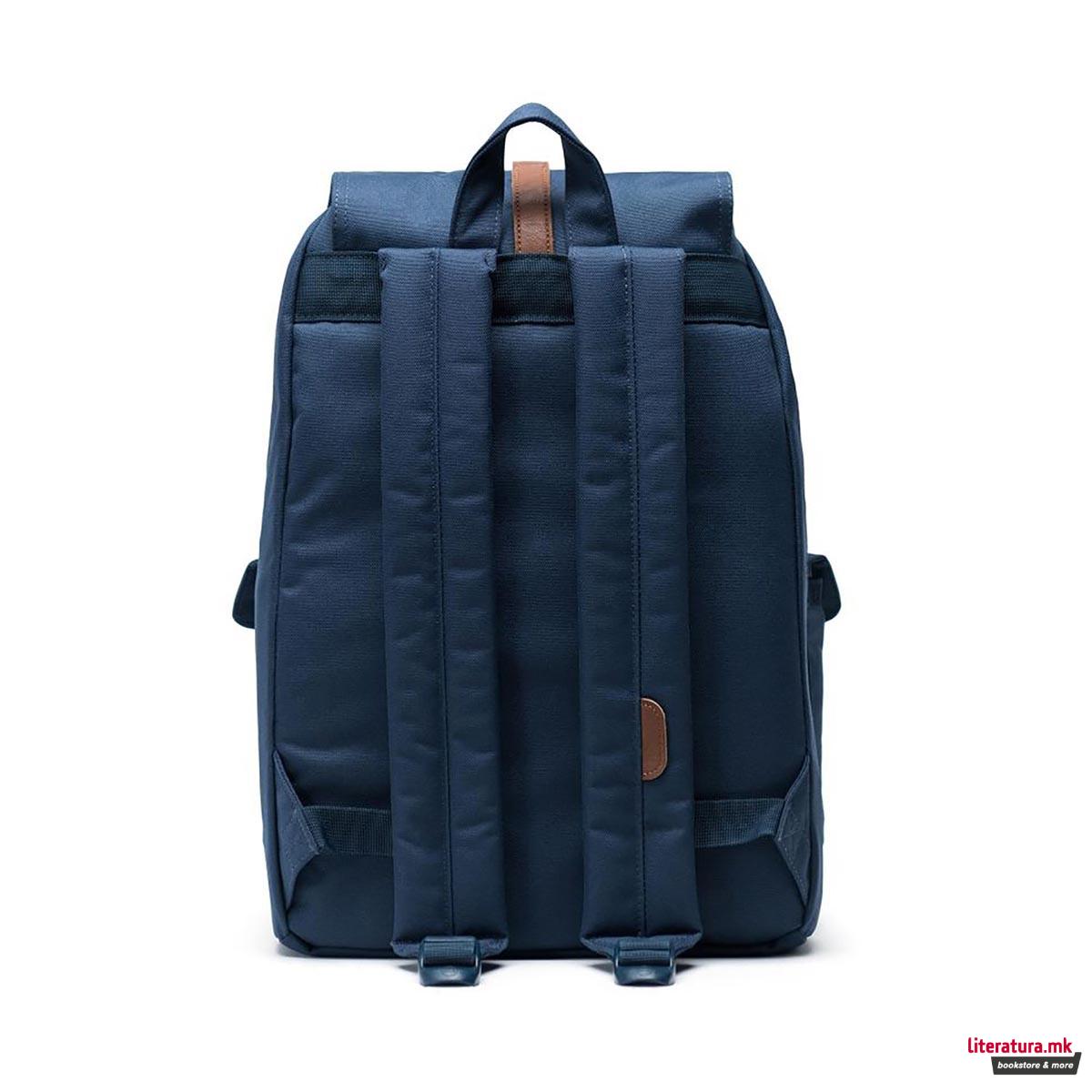 Ранец, Dawson, Navy/Tan Synthetic Leather 