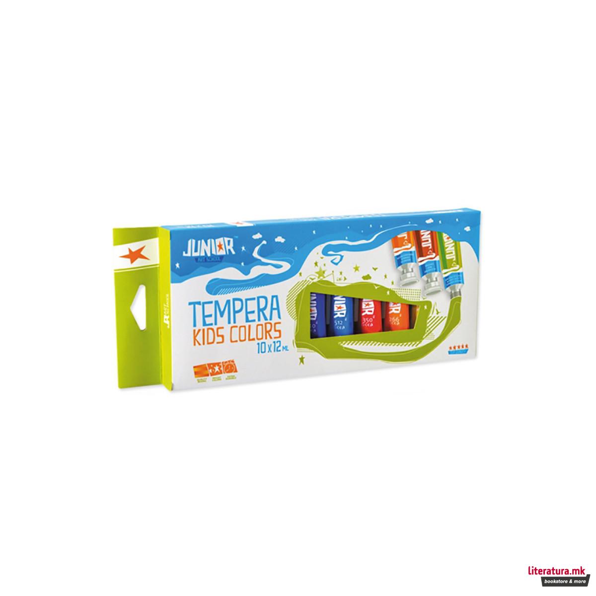 Темперни бои, Statovac, Junior, 10 x 12мл 