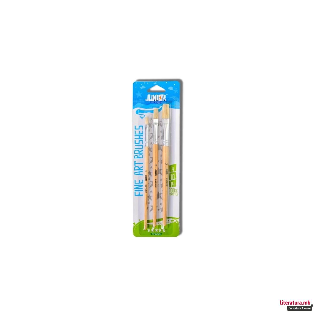 Четки за темперни бои, Statovac, Junior, 1/3, природни влакна 