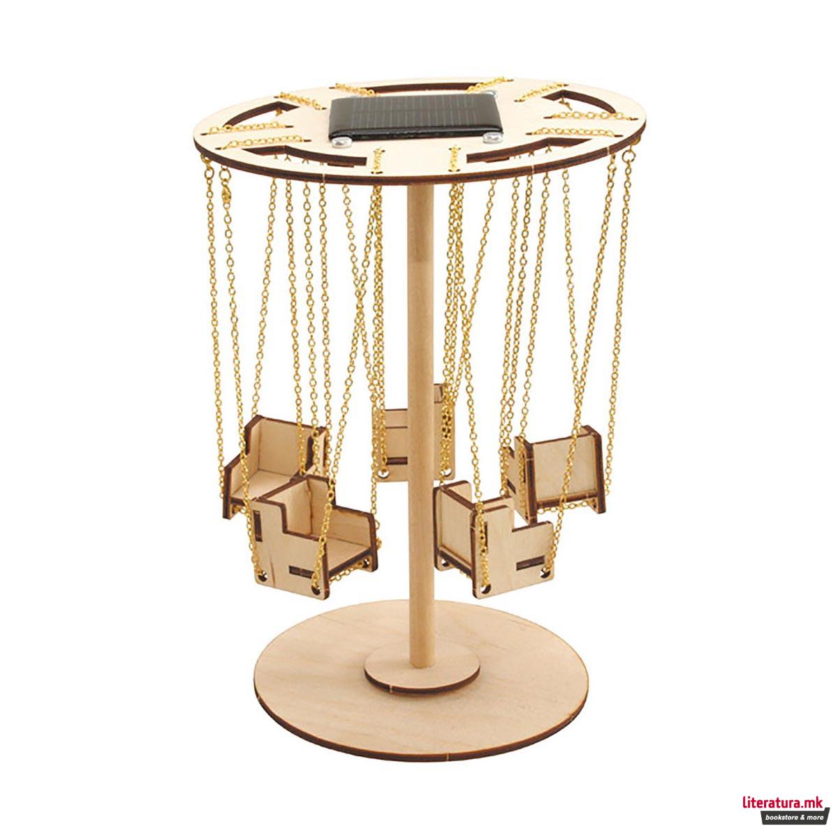 Дрвена фигура на склопување, Соларна вртелешка 