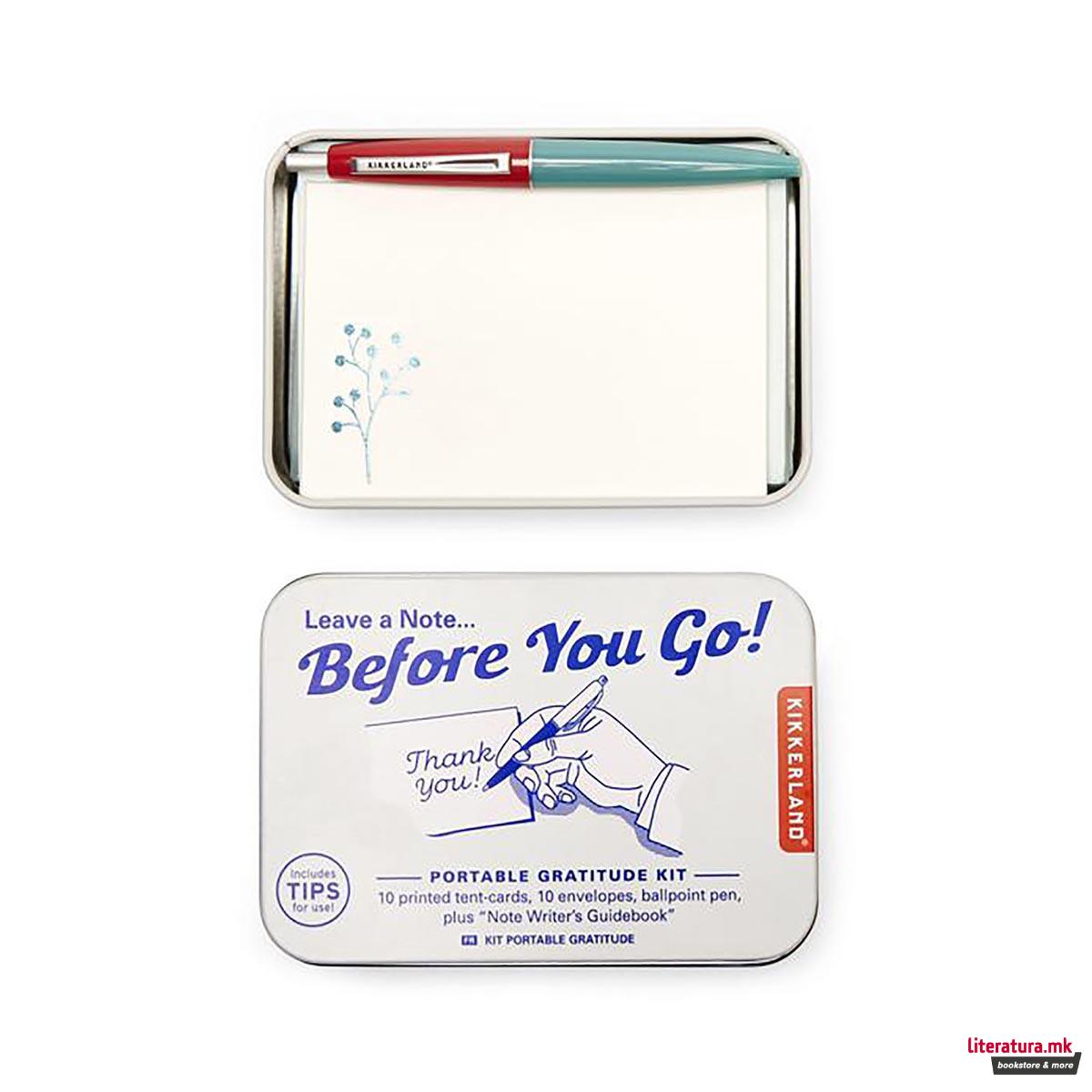 Сет со картички, Portable Gratitude Kit 