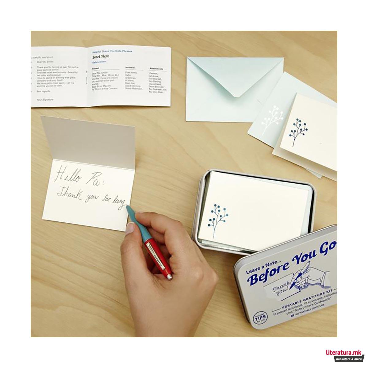 Сет со картички, Portable Gratitude Kit 