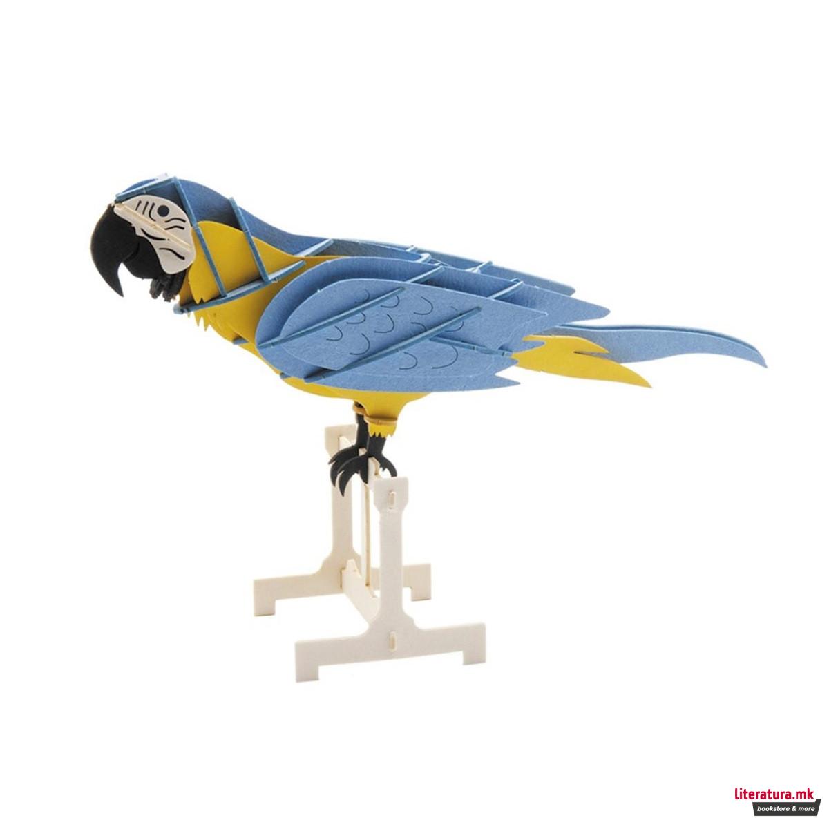 3D сложувалка, Папагал 