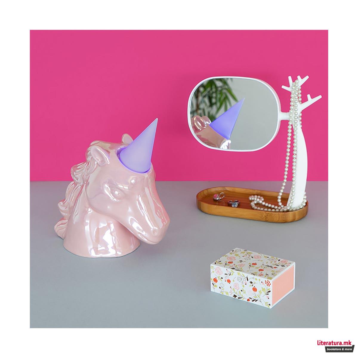 Касичка за пари со ламба, Unicorn, розева 