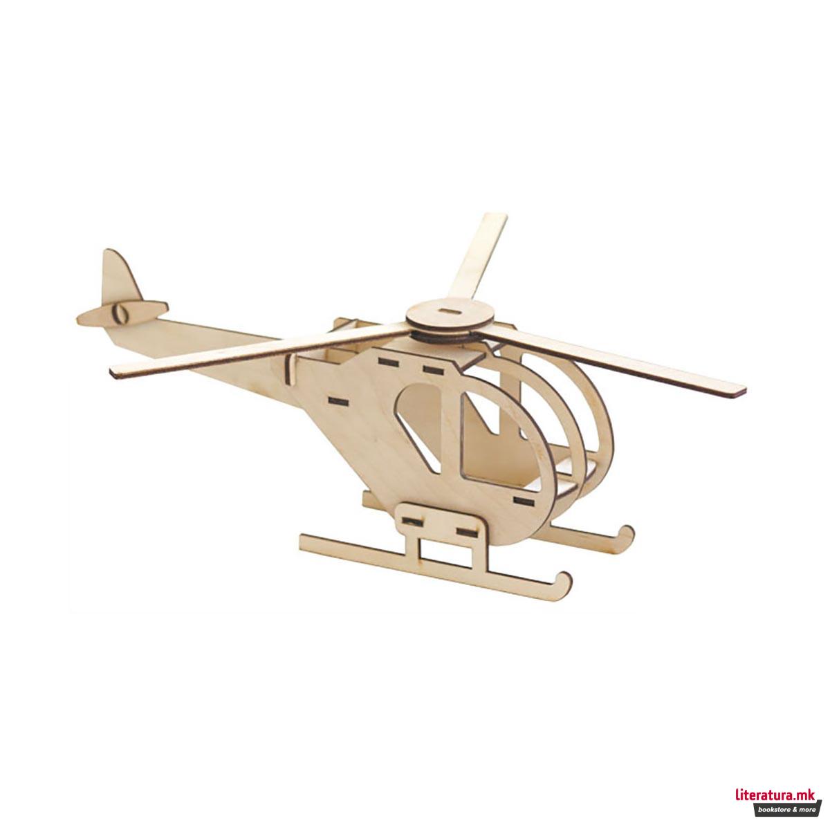 Дрвена фигура на склопување, Хеликоптер 