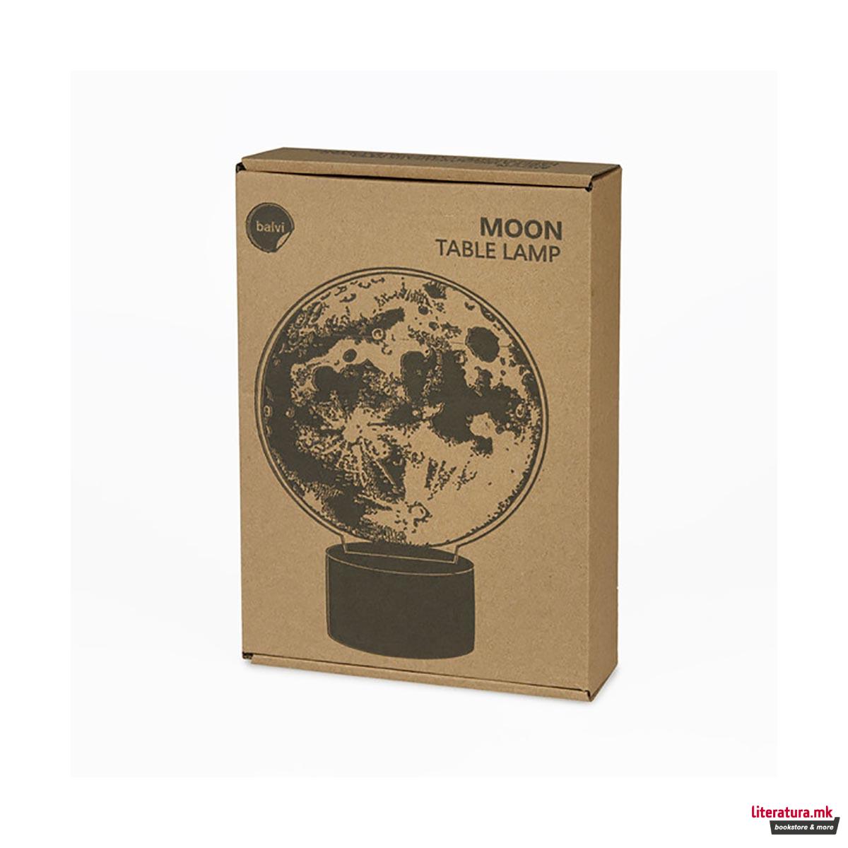 Столна ламба, Moon, USB полнење