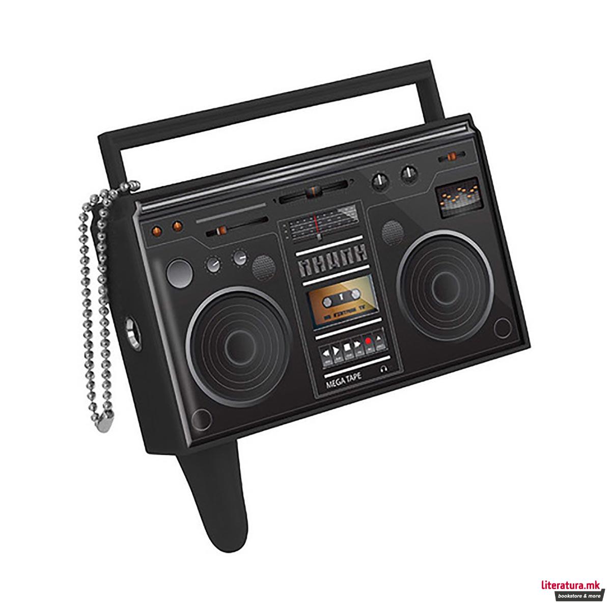 Приврзок за клучеви/разделник за слушалки, Boombox 