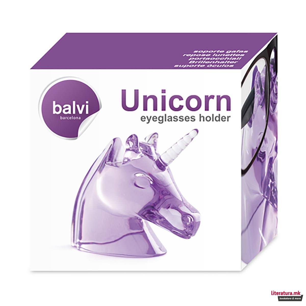 Држач за очила, Unicorn, виолетов