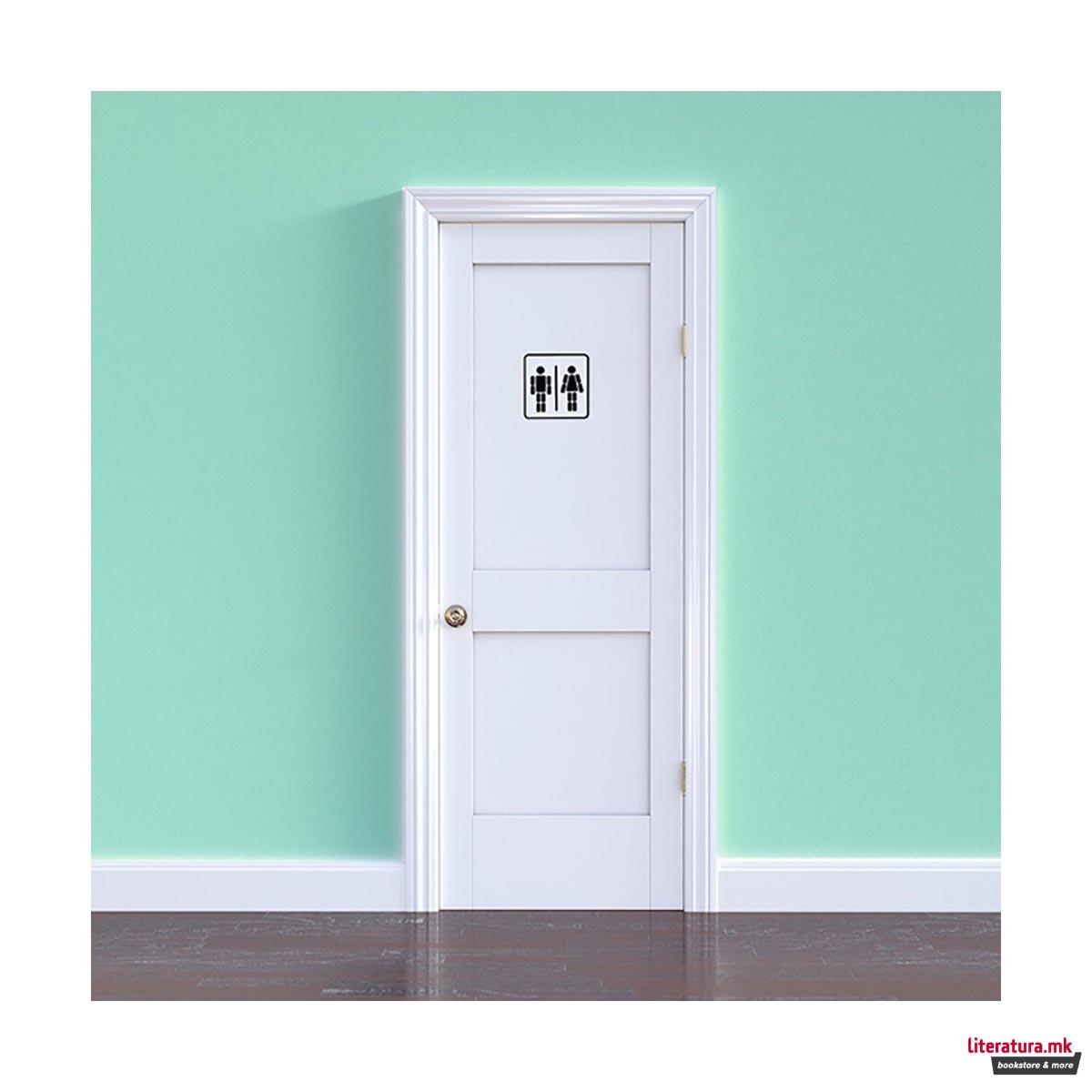 Магнетна плочка за на врата, Ladies & Gentlemen 