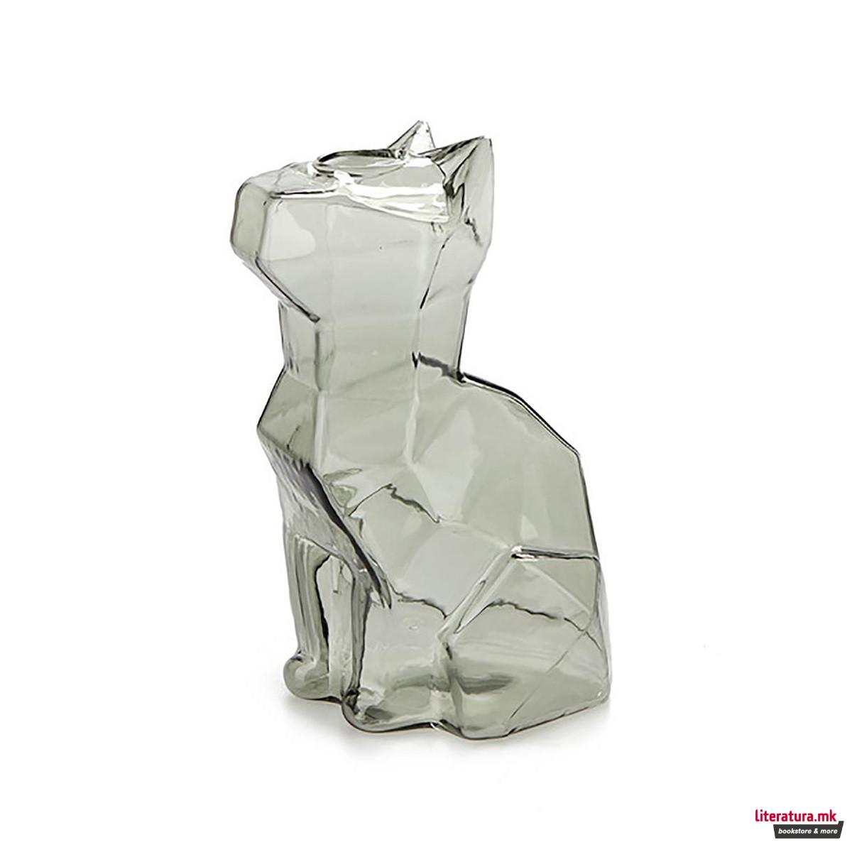 Вазна, Sphinx Cat, 15 цм, сива 