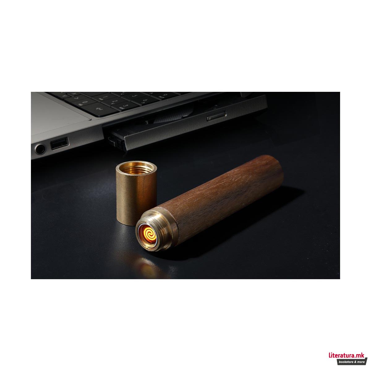 Дрвена запалка, Flameless Element Lighter, дрво - орев
