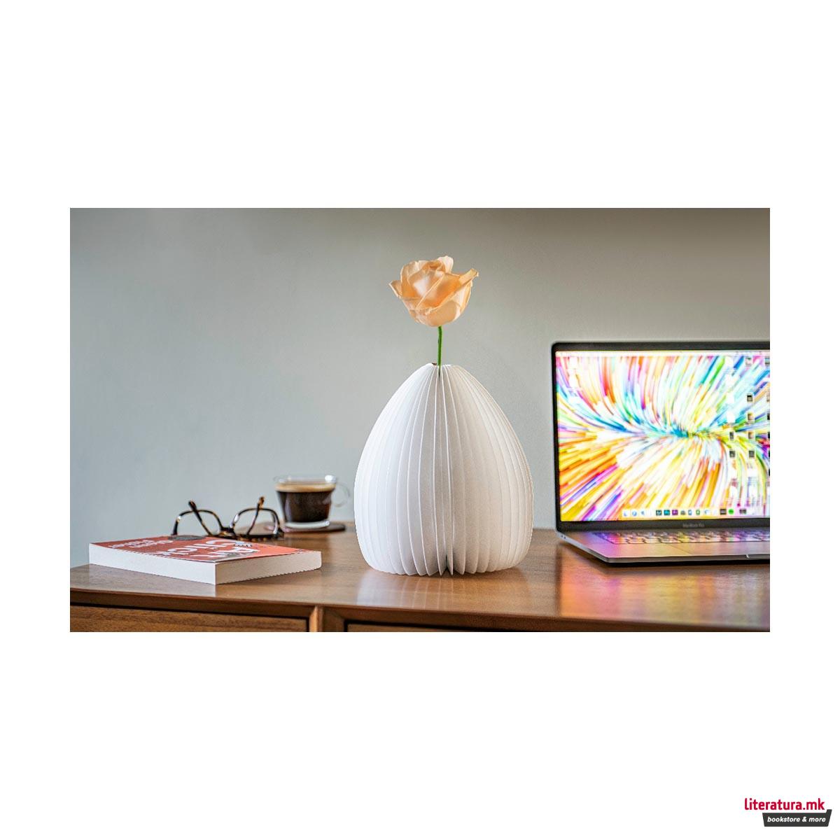 Паметна ламба - Вазна, Smart Vase Light, дрво - бамбус