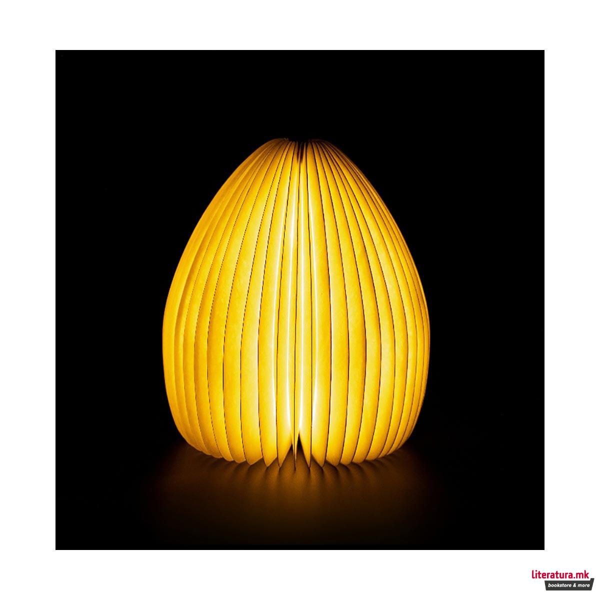 Паметна ламба - Вазна, Smart Vase Light, дрво - бамбус