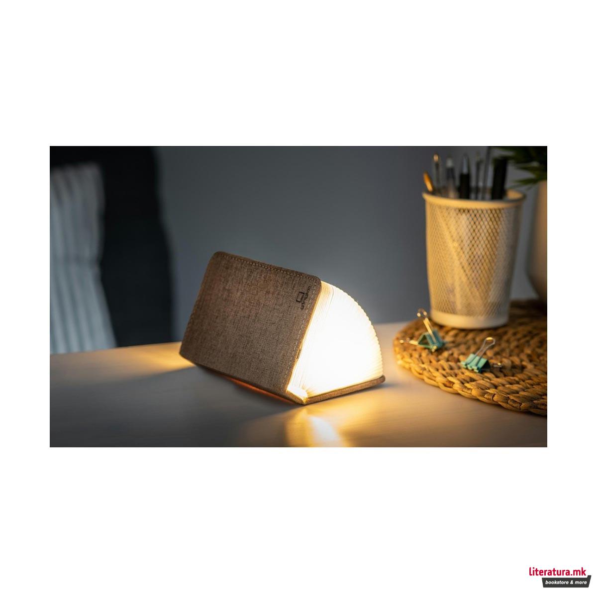 Паметна ламба - Книга, Mini Smart Book Light, кафеава 